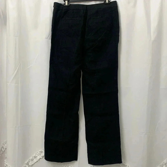 Women’s Talbots Windsor Straight leg Linen Pants Size 6 Black EUC - Picture 7 of 10